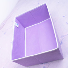 雜物收納盒宿舍布藝文件零食小箱子儲物盒簡約床頭妝品面膜收納盒