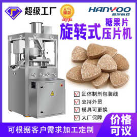 压片糖果全自动旋转式压片机 中药粉末压片机 药片生产机器厂家