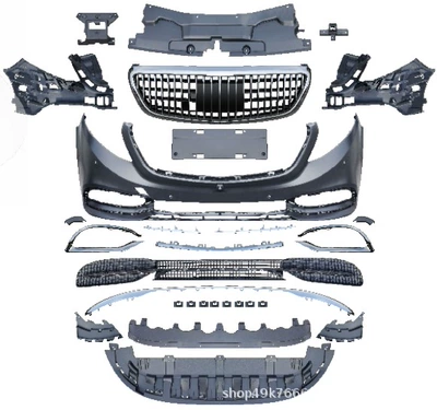 Big Surrounded Vs680 Maybach Style Front and - modified-maybach-front-bumper-surround
