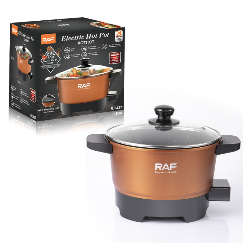 RAFヨーロッパ規格小型シンプルなミニ湯たんぽシングル電気カップ一体式カップラーメン鍋家庭用電気鍋|undefined