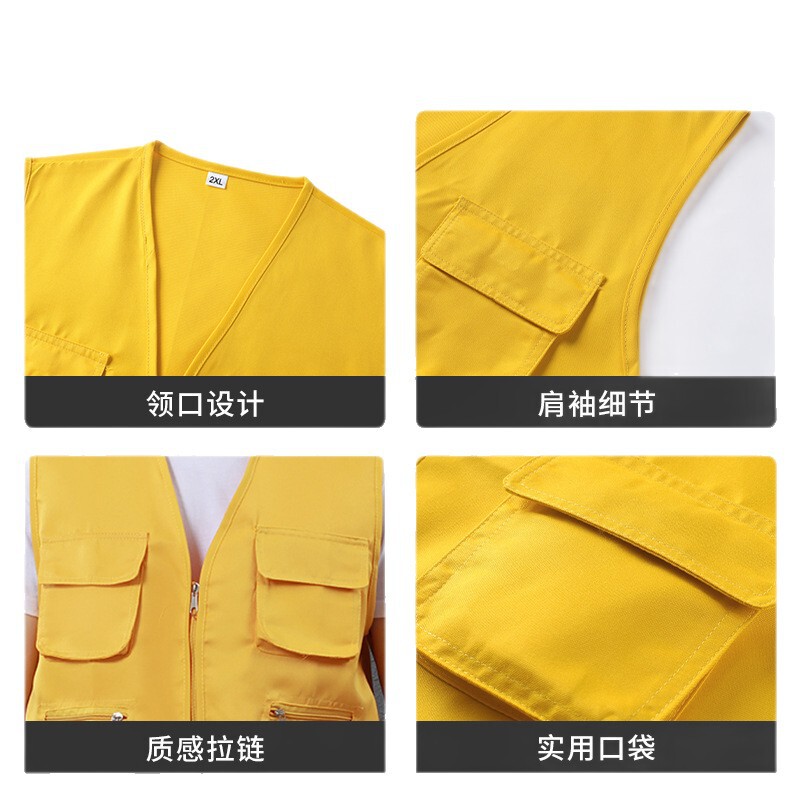 ビリヤードホールベストプリントロゴ刺繍ビリヤードクラブウェイター作業服マルチポケット作業服ベストメンズ|undefined