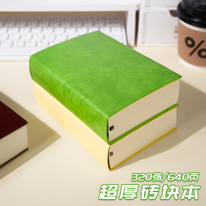 B6新款超厚随身笔记本空白横线记事本本子加厚学生手账办公记事本|undefined