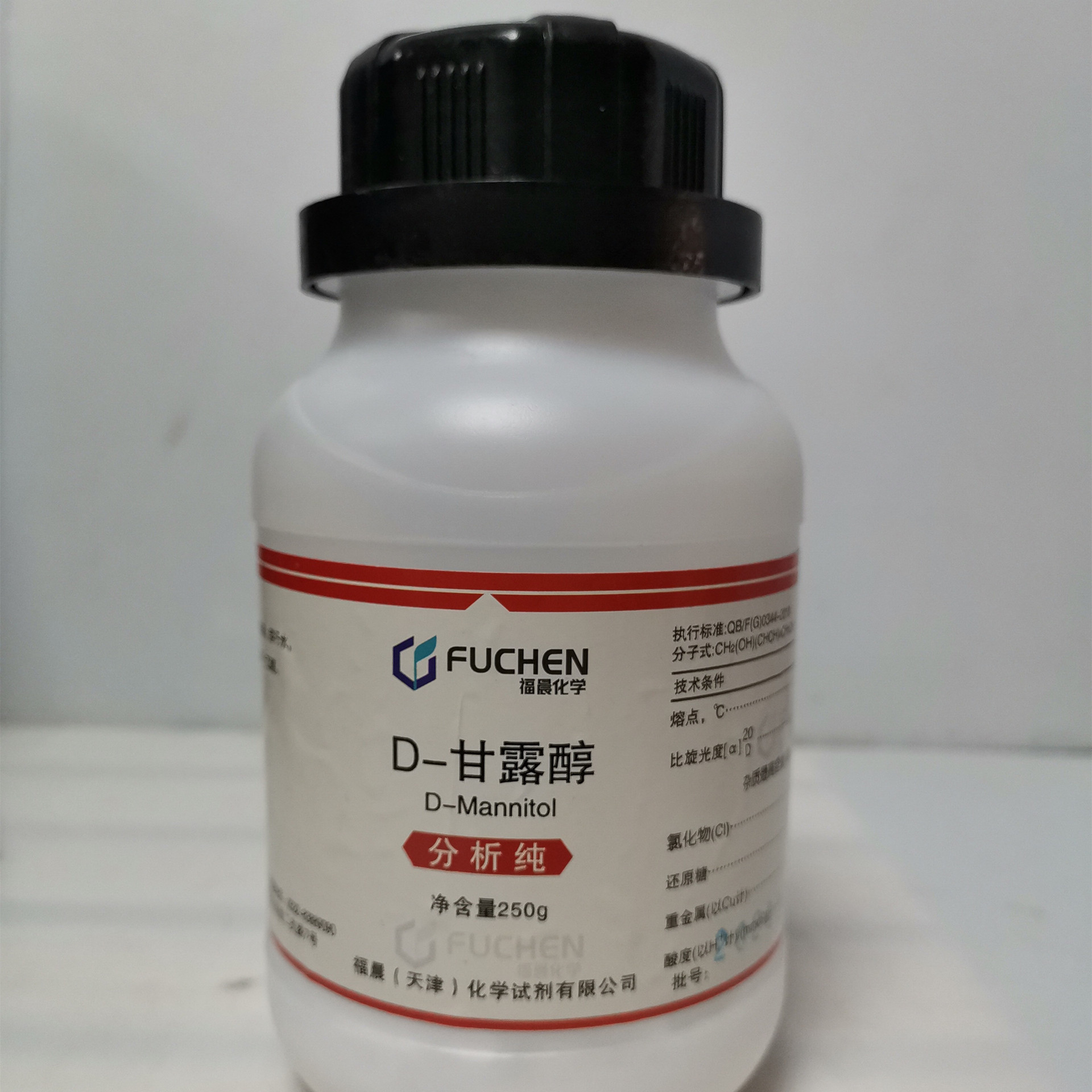 化学试剂 D-甘露醇 分析纯250g/瓶 cas:69-65-8