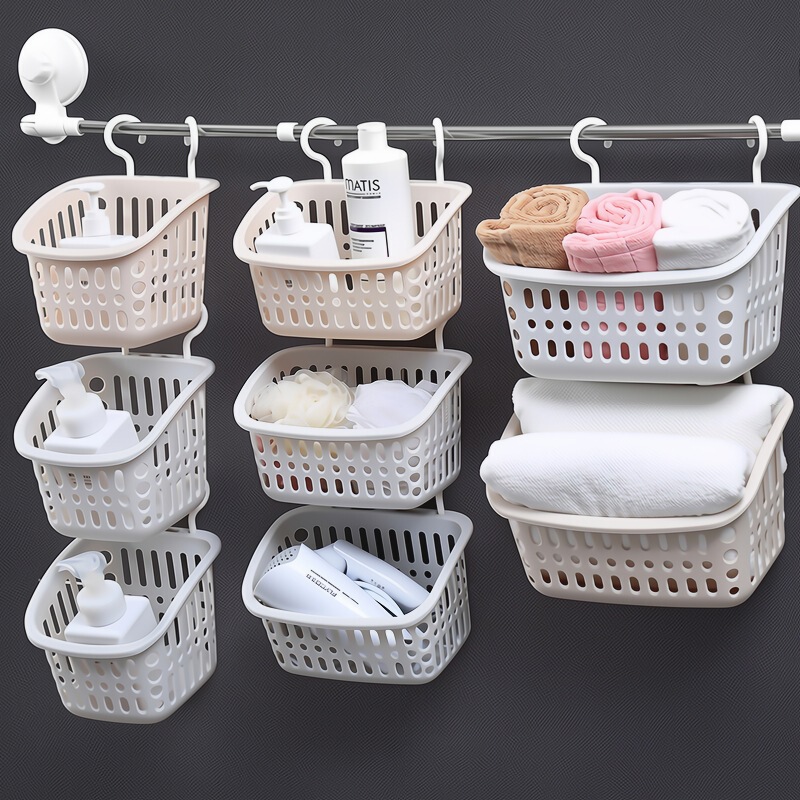Hook Storage Basket Kitchen Hanging Basket Bathroom Cosmetic Storage Basket Plastic Basket Storage Basket Washing Hook Storage Basket Kitchen Hanging Basket Bathroom Cosmetic Storage Basket Plastic Basket Storage Basket Washing