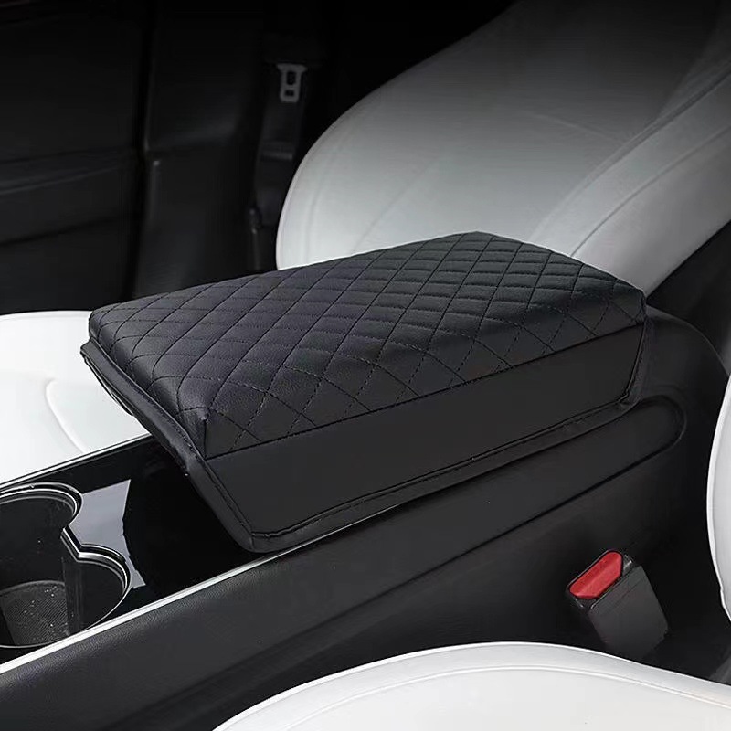Suitable for Tesla's New Version Model 3/Y/Yl Armrest Box Cover, Central Control Storage Mat, Interior Accessories