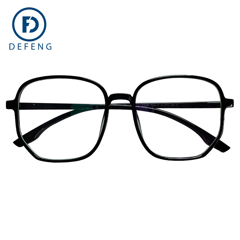 德灃12278新款INS框防藍光 近視 眼鏡素顏平光鏡女大框米釘TR90男