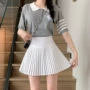 夏季新款百褶辣妹半身裙
