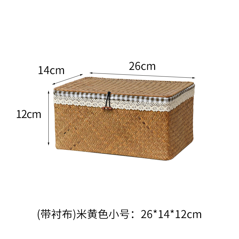 Cestas de bambú trenzadas, cajas de bambú trenzadas