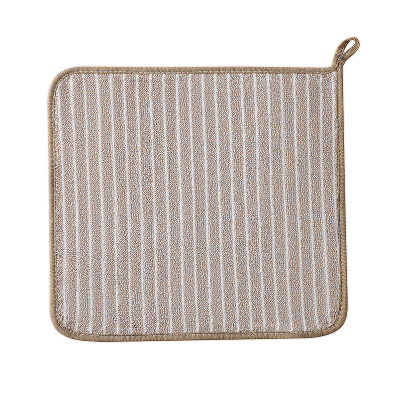 줄무늬 대나무 숯 닦아 양이온 주방 기름없는 식기 세척 천 끈 머리 무함유 흡수성 가정용 닦아 테이블