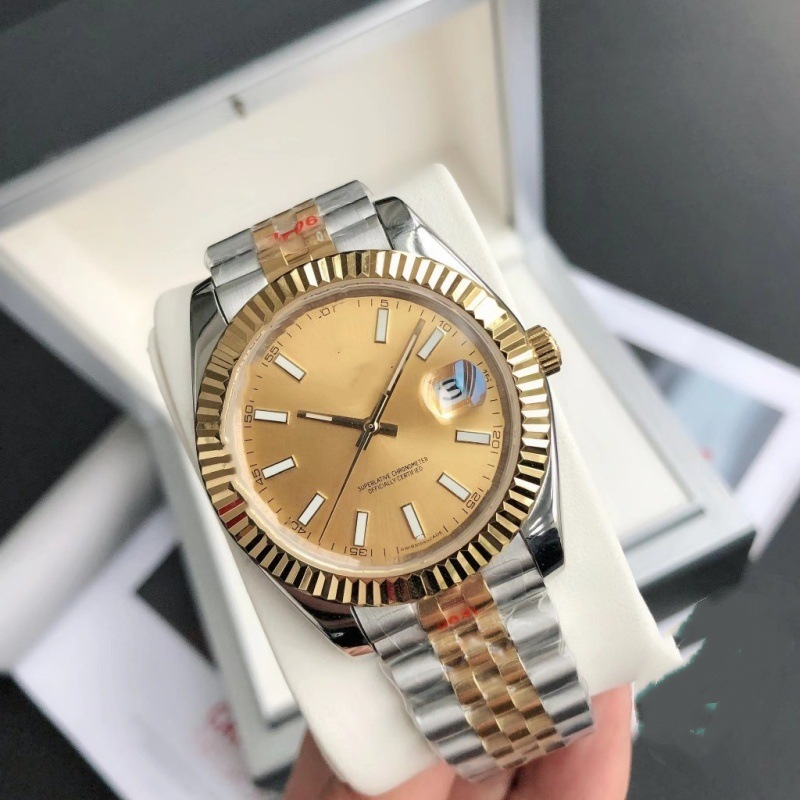 Cross-Border Manufacturer Direct Sales Foreign Trade Diary Watch Series Automatic Mechanical Men's Business Steel Band Waterproof Luminous