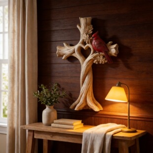 �羳��ƷCardinal Heart Tree Cross�tȸ�����b�ʮ�ּ܌�ľ�b�
