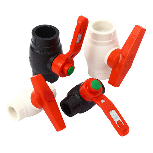 Wholesale steel core ball valves, PE high-flow ball valves, PPR hot melt ball valves, DN32 steel core ball valves, water pipe fittings