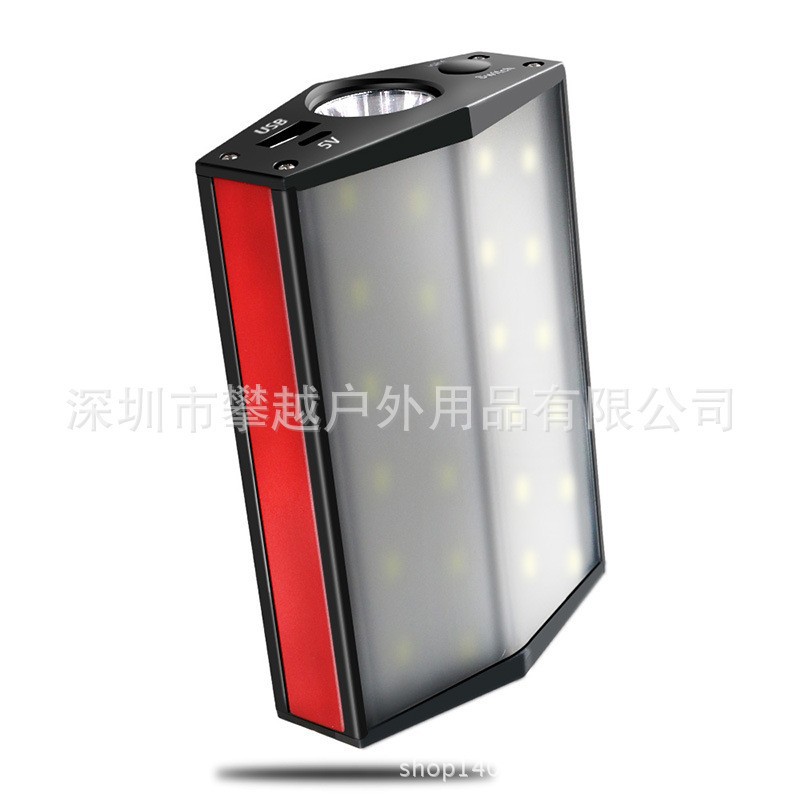 크로스 보더 알루미늄 합금 강력 라이트 USB 충전 보물 캠핑등 캠핑등 써치라이트 경광등 작업 프로젝션 라이트 포함