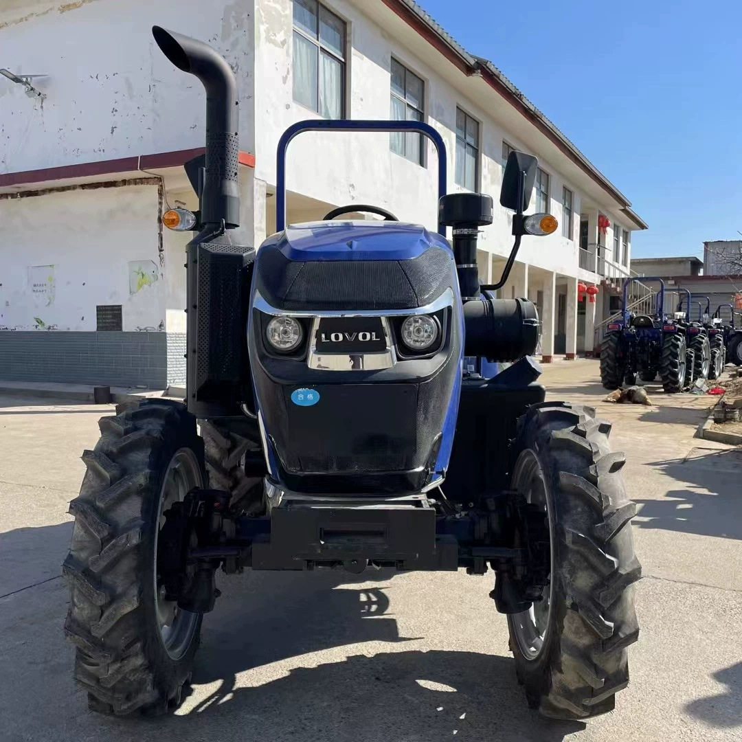 Tractor de cuatro ruedas Lovo M804-2X con motor Weichai, 80 caballos de fuerza, maquinaria agrícola grande para uso doméstico.