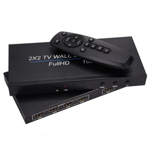 hdmi four-screen screen splice processor TV advertising screen splice one-in-four-out HDMI splice splitter