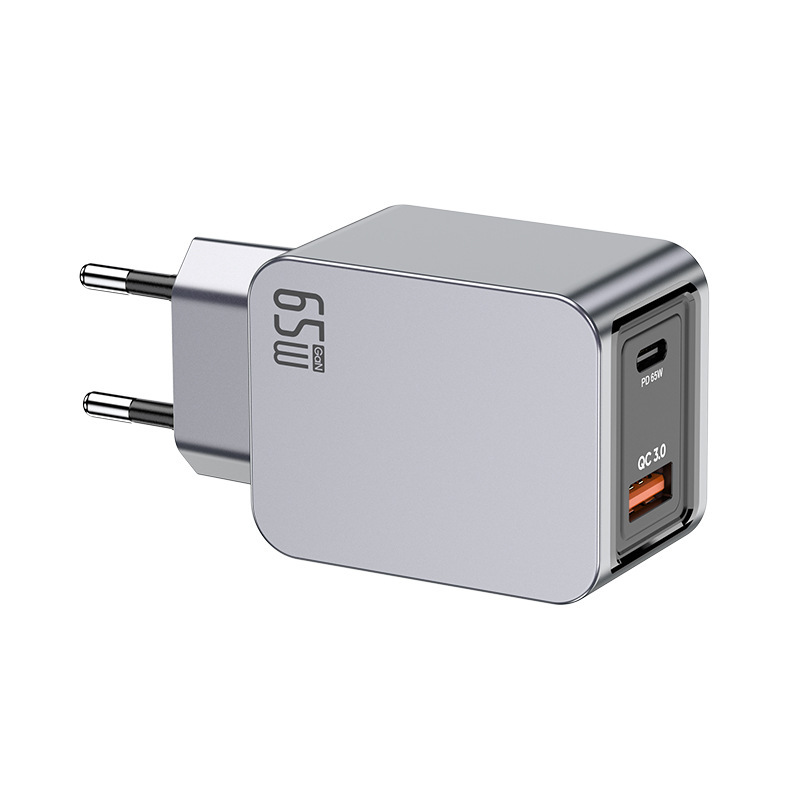 Pd65W Gallium Nitride Charger Full Protocol Pd65W Fast Charging Adapter Suitable for Samsung, Apple, and Huawei Laptops