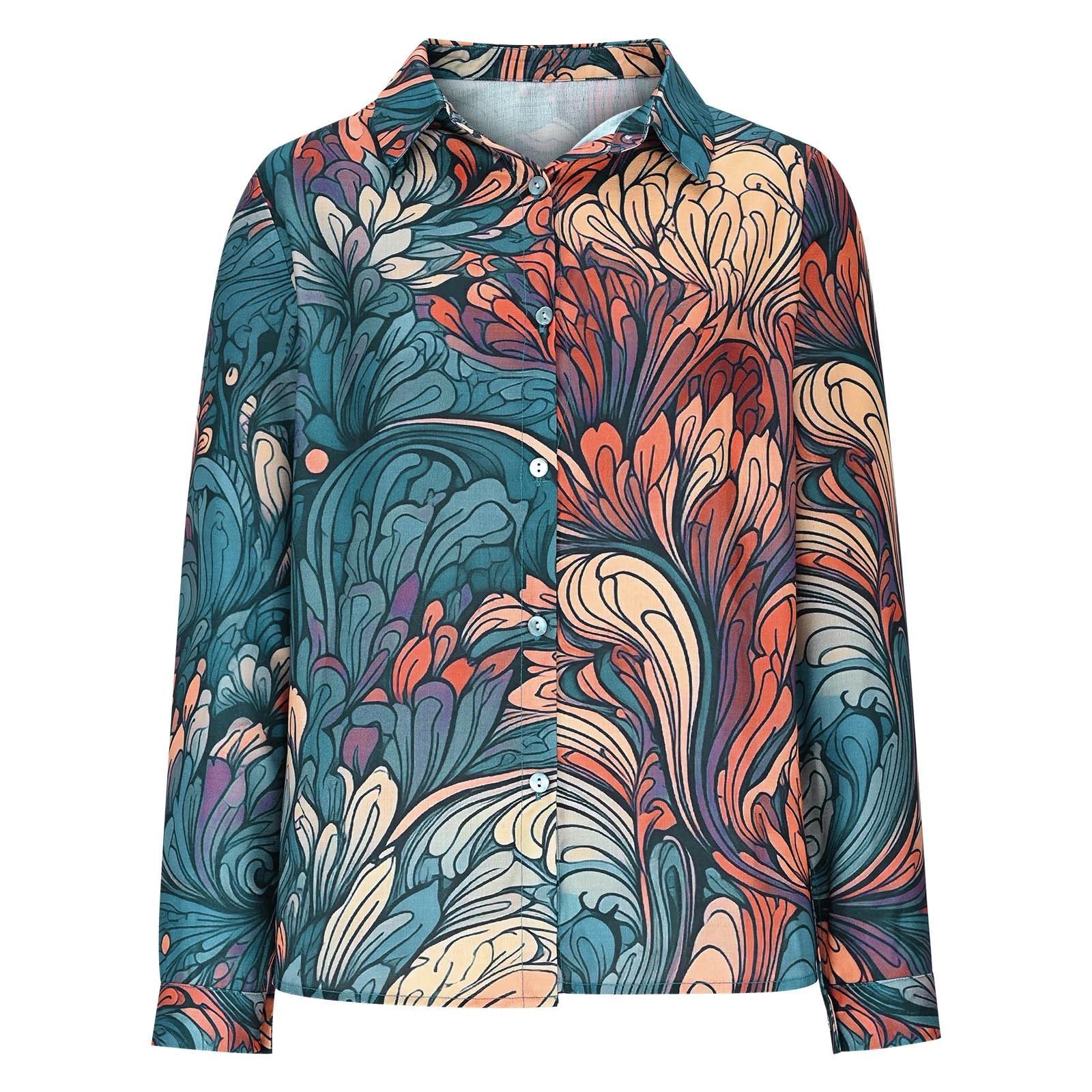2026 Cross-Border European And American Foreign Trade Women's Clothing Spring/Summer New Vintage Printed Long-Sleeve_ecoleips.com