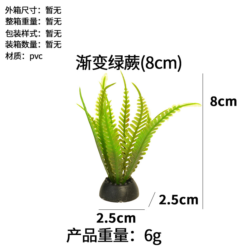 Helecho verde degradado (8cm)