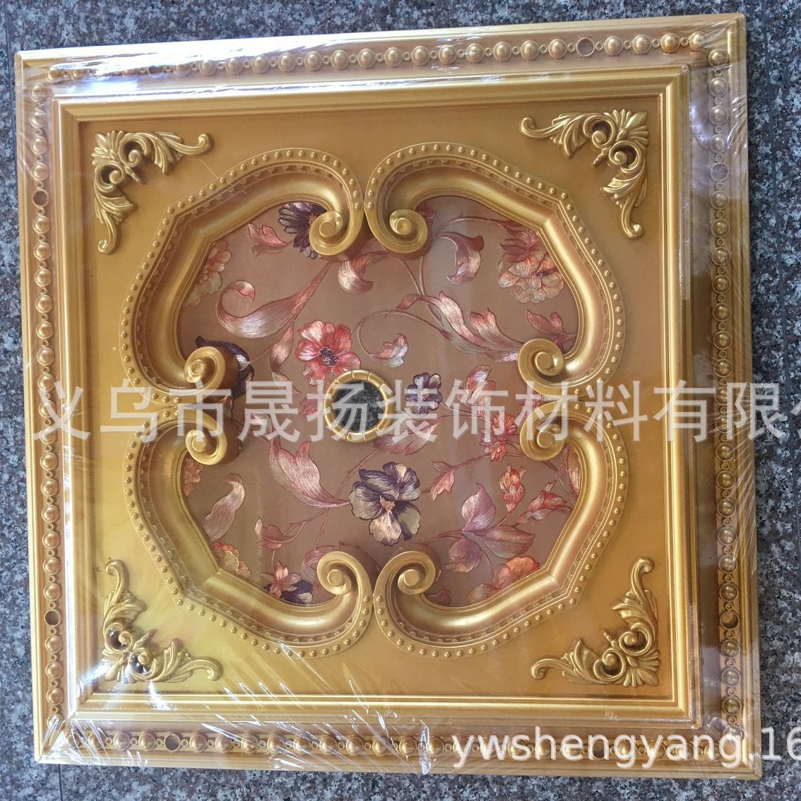 欧式PS吊顶  PS灯盘装饰 厂家批发天花板