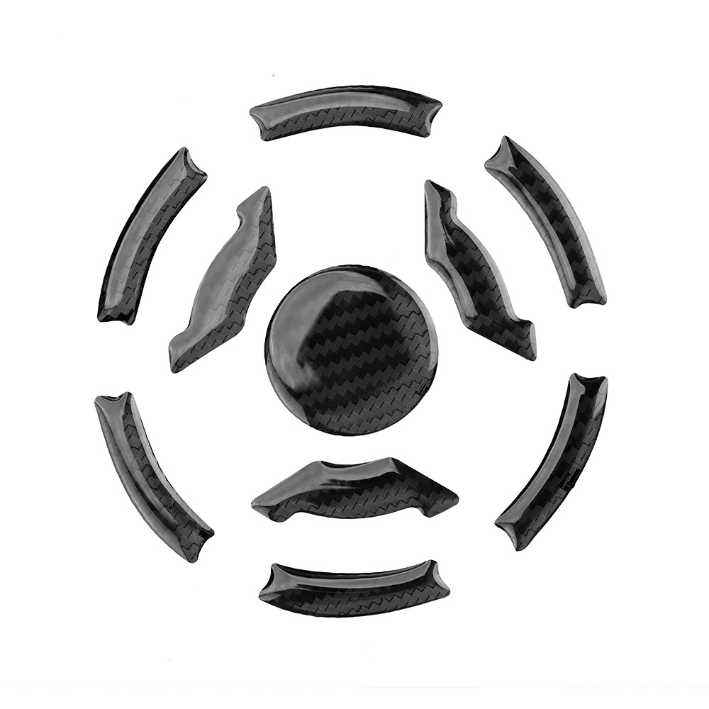 Triumph Street Triple 765 RS 2023 pegatinas de goteo de fibra de carbono para motocicletas