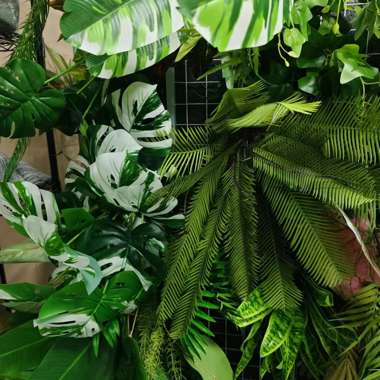 Artificial plant vine wall decoration indoor wall hanging flower vine pendant living room pothos green plant fake flower spider plant vine