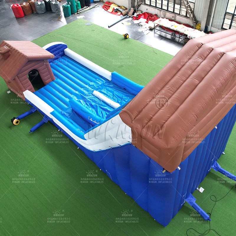 Inflatable Igloo Slide Trampoline Naughty Castle Children Adult Cross-Border Foreign Trade Factory North America Europe Outdoor Playground