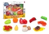 37 Simulated fruit and vegetable cutting fun (can be peeled)