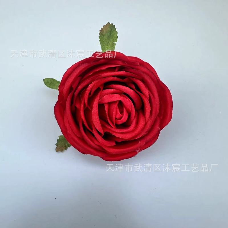 模造皇妃バラの花の頭は花の壁の偽の花のヘアピンのヘアピンの髪飾りdiyの髪飾りのアヒルの口のサイドクリップを模倣します。|undefined