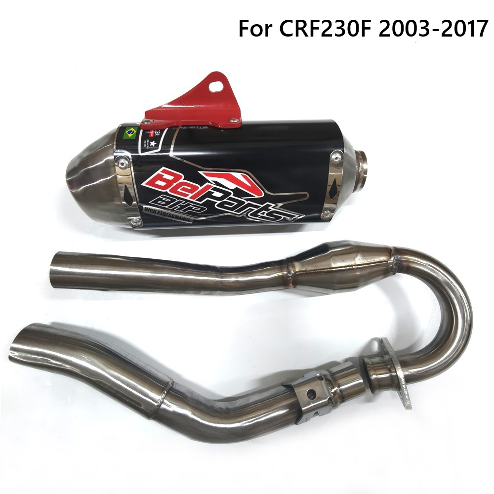 Motorcycle Exhaust – Motuoche Exhaust pipe - j1-crf230-fifth-generation-black