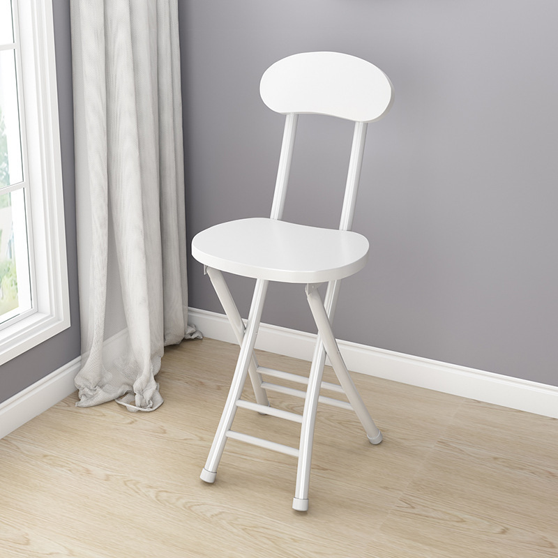 Silla plegable silla de comedor casera silla de descanso de ocio silla de respaldo de dormitorio taburete silla portátil para adultos