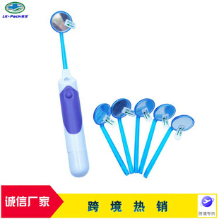 Luminous LED with Light Dental Oral Mirror Dental Mirror Anti-fog + 5 Replacement White Original Light Examination Oral Home Set