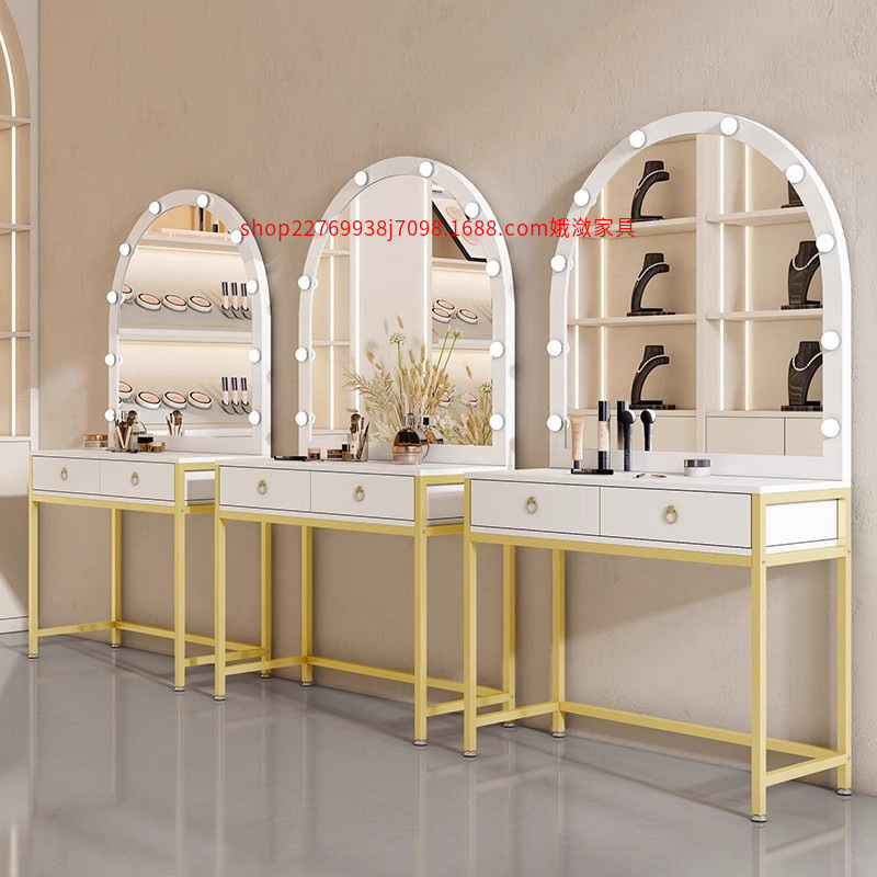 새로운 침실 드레싱 테이블 사진 스튜디오 웨딩 원피스 샵 간단한 드레싱 테이블 전문 이발소 메이크업 테이블