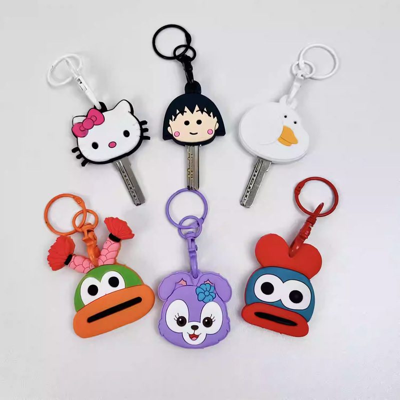 New Niche Cartoon Cute Keychain Protective Cover, Cute Key Pendant for Girls, Personalized Gift Customization New Niche Cartoon Cute Keychain Protective Cover, Cute Key Pendant for Girls, Personalized Gift Customization