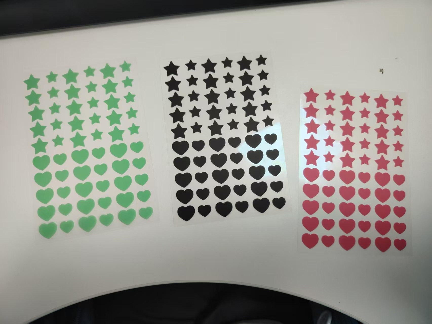 36 Kapseln 60 Kapseln Herz Stern Akne Patch Hersteller hautfreundlich weich Reparatur fünfzackiger Stern farbig niedlich Akne Patch Großhandel