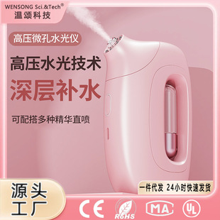 Cross-border New Nano Fog Light Meter Convenient Charging Facial Moisturizing Hydrating Meter Facial Essence Introduction Meter