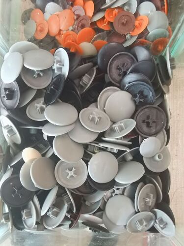 Three-in-one cabinet door cover, embedded plastic cover, screw plug head, circular plug cover, dust cover