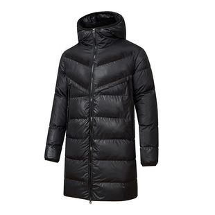 Customized Logo 2024 Winter New Style Fleece-Lined and Thickeneded Long Cotton Clothes Cross-Border Popular Men's and Women's Long Protection