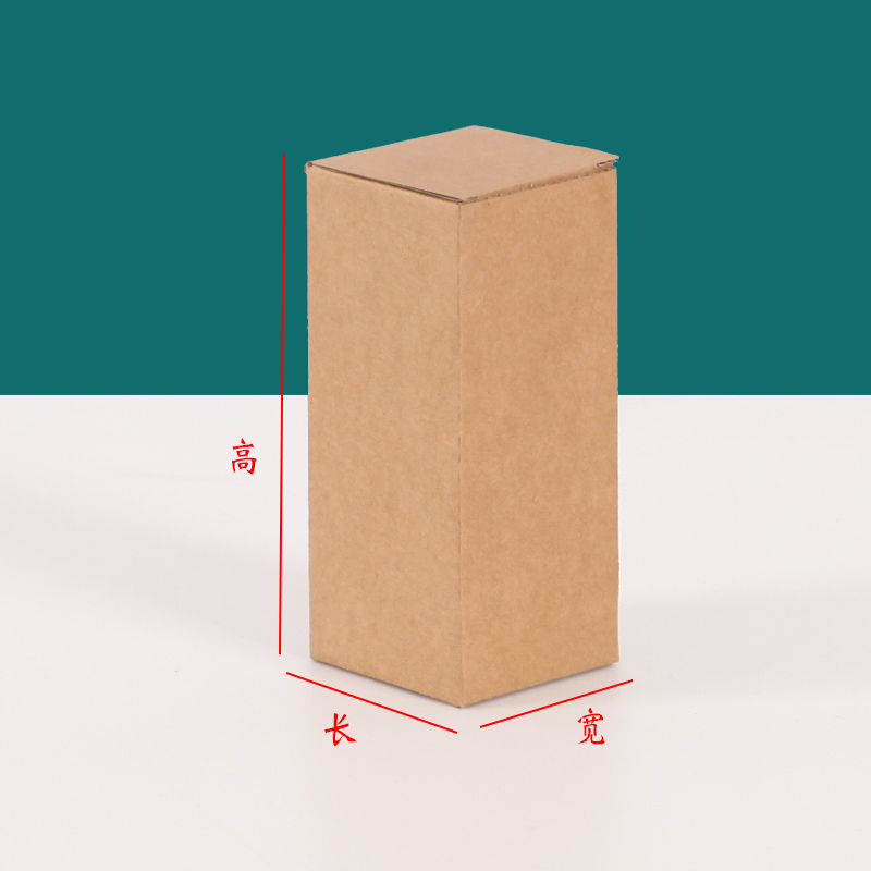 Caja de embalaje corrugada kraft rectangular taza de comercio electrónico flor paraguas caja de regalo general caja de cartón largo