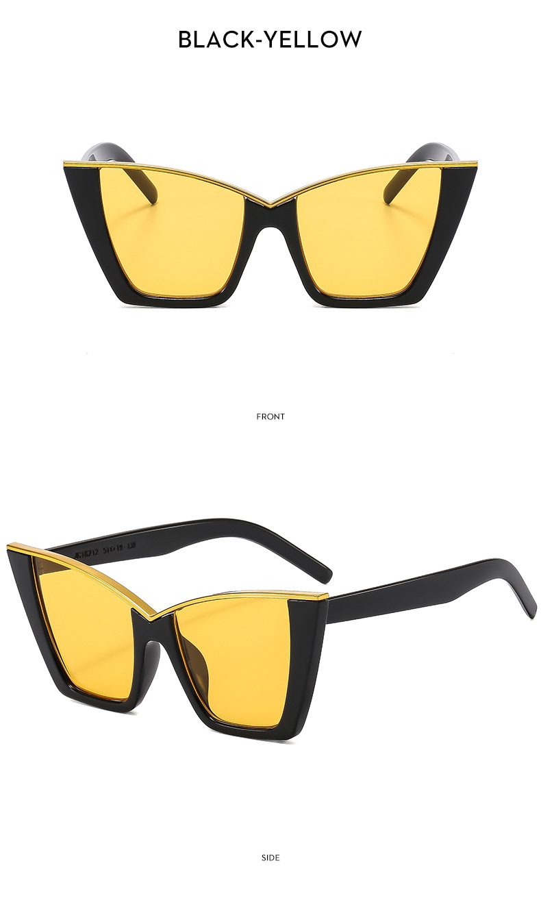 54g Weight Full Frame Glasses Structure Sunglasses Classification PC, UV400 Protection Lens Material Cat Eye Glasses Style Outdoor, Travel Occasion Solid Color Pattern All Seasons Season Women's Gender Casual, Vintage Style Style Casual Vintage Style Solid Color PC UV400 Protection Cat Eye Full Frame Women's Sunglasses 14