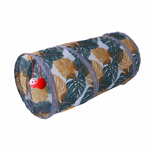 New Hot Selling Foldable Cat Tunnel Printed Pet Cat Runway Various Toy Supplies Wholesale