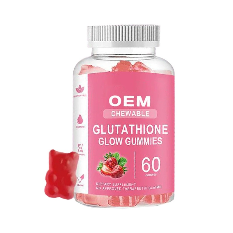 Glutathione Glow Skin Collagen Gummies 180g Fruit Flavor Daily Beauty Supplement preparation
