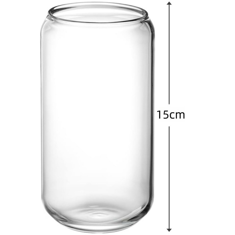 Amazon explosivo taza de Coca-Cola taza de vidrio de agua alta temperatura taza de borosilicato de alto valor facial tapa de bambú botella de bebida de paja