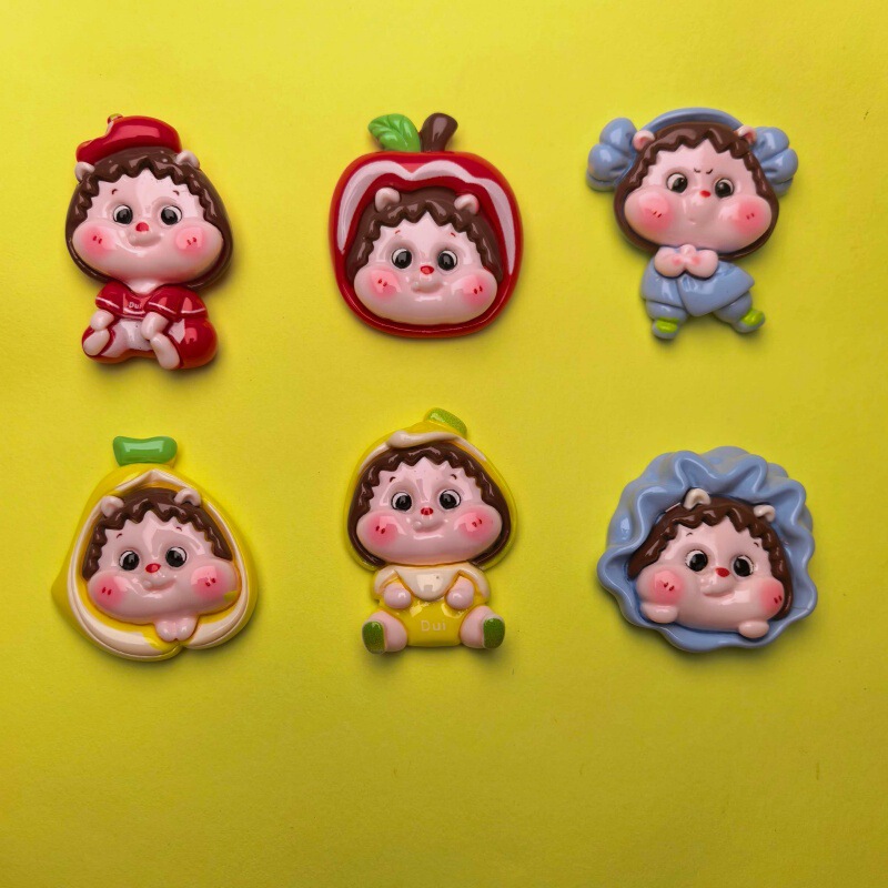 New large resin DIY accessories for girls, cream glue phone case, keychain, clogs, refrigerator stickers New large resin DIY accessories for girls, cream glue phone case, keychain, clogs, refrigerator stickers