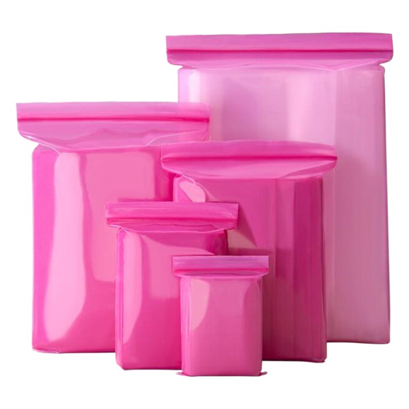 Ventas directas semillas de melón nueces bolsa de embalaje sellada pescado cebo accesorios cremallera bolsa de plástico rosa perfumada bolsa de té