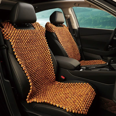 Cool pad, Summer Wooden Bead Cooling Mat - olive-wood-shoulder-single-seat