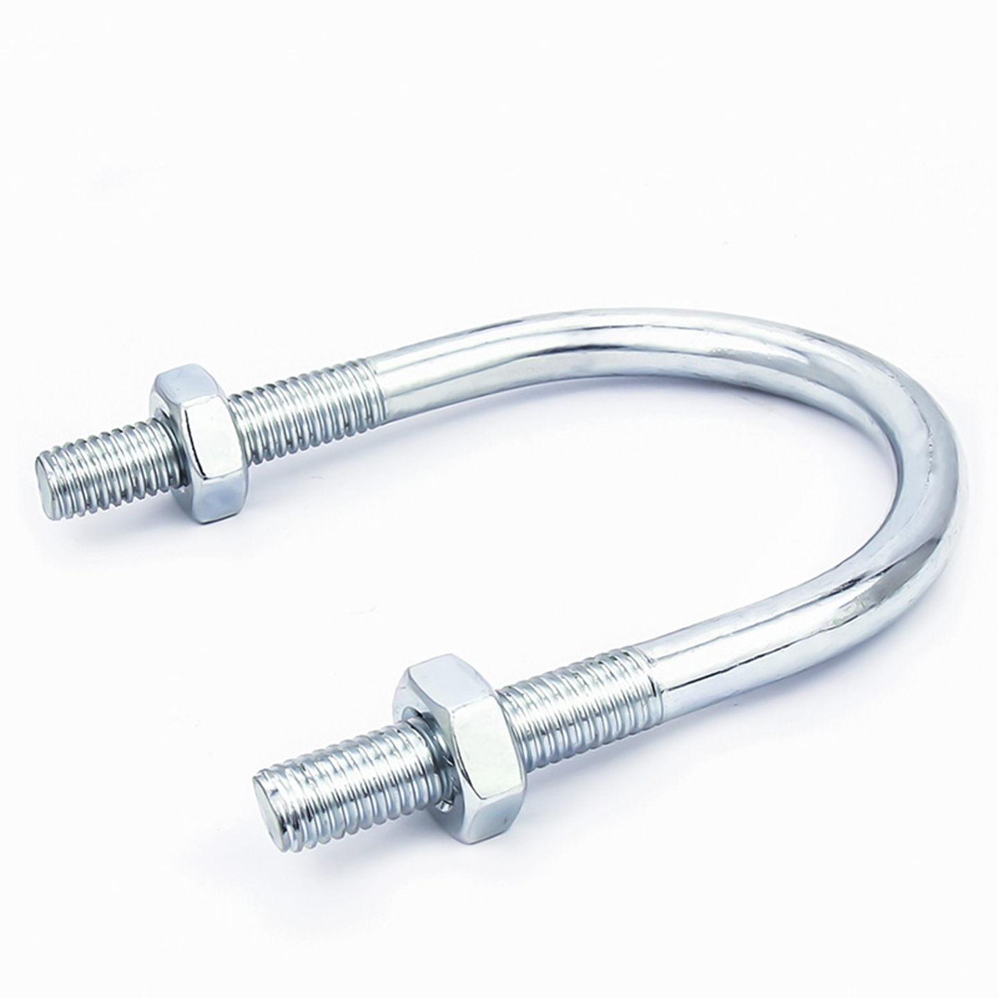Tornillo de perno en U galvanizado alargado abrazadera de tubo en forma de U abrazadera de tubo fijación de montaje M6MN8M10M12mm