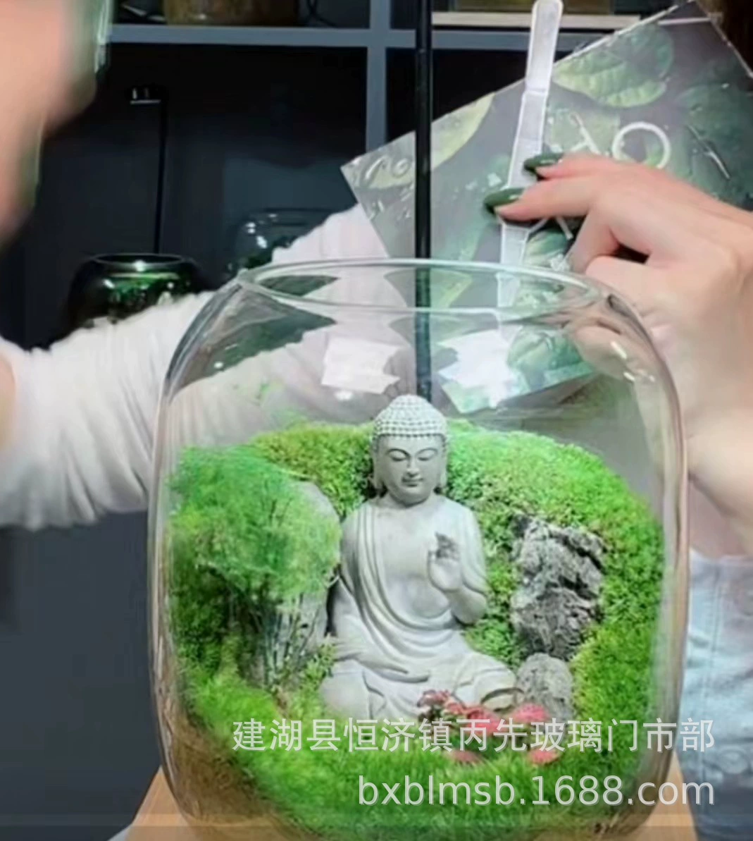 Стеклянный гидропонный контейнер INS для аквариума, микроландшафт, стеклянная бутылка для мха, ландшафтный дизайн, экологическая бутылка, миниатюрный бонсай