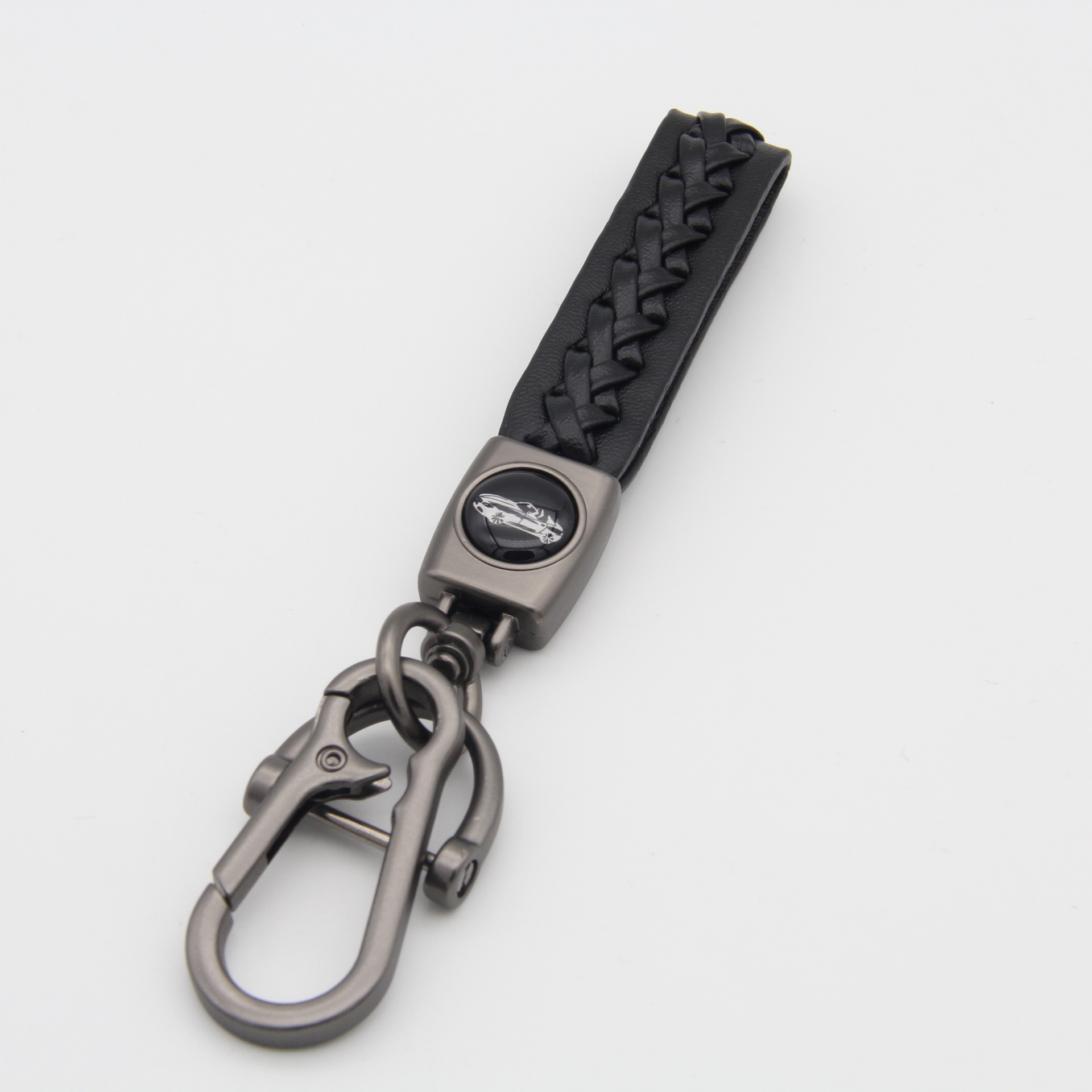 Simple cuerda trenzada llavero de coche de piel de oveja de alta calidad de cuero llavero transfronterizo minería caliente accesorios de regalo al por mayor