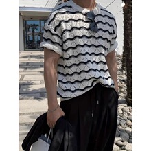 K 31772 Knitted Crew Neck T-Shirt ��ʿ����T�� ŷ���羳