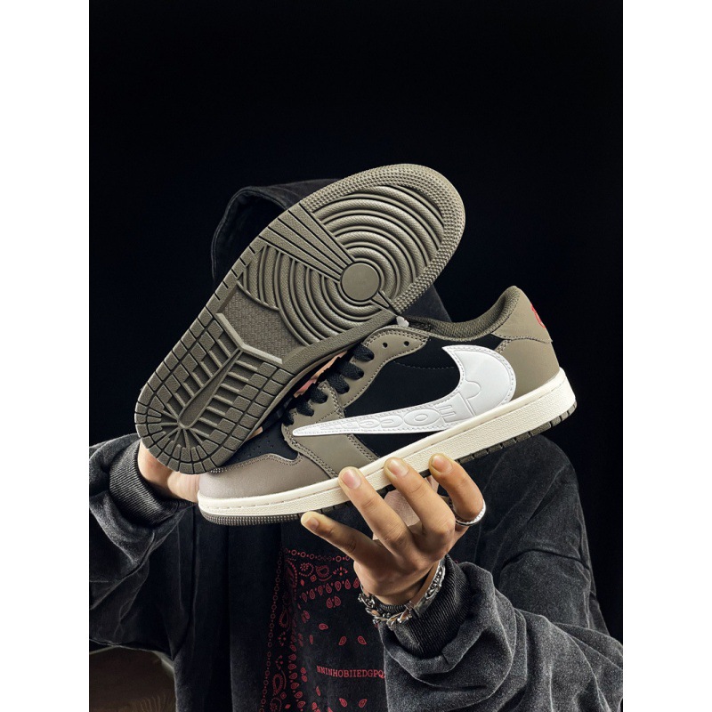 thumbnail for Putian aj men&#039;s shoes dunk low-top aj1 Air Force No. 1 board shoes black and white panda women&#039;s all-match couple sneaker